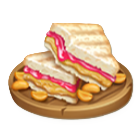 ピーナッツバターとジャムのサンドイッチ ピーナッツバターとジャムのサンドイッチ