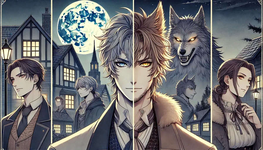 "人狼ゲームの知的戦略と心理戦。人間と人狼が論理と欺瞞を駆使し、推理と駆け引きで勝敗を決する"