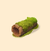苔むす丸太