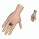 ブラッドストーンの指輪 （右手中指・女性）