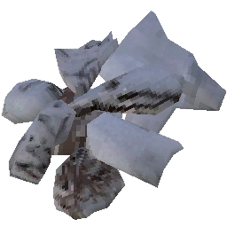 磁器の欠片