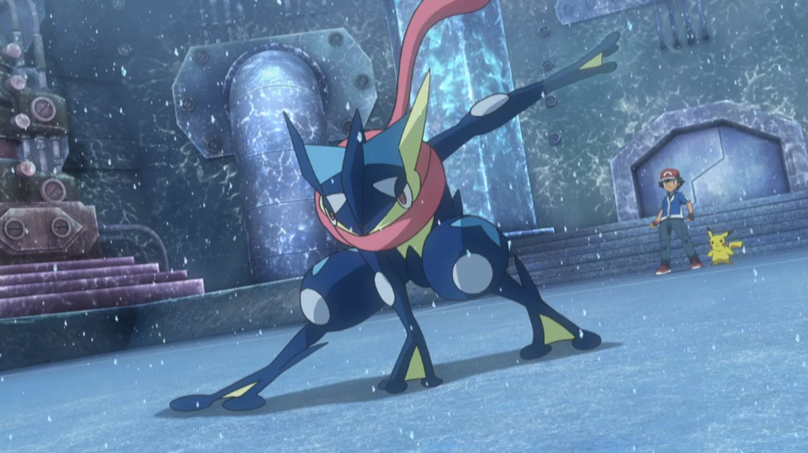 サトシ&ゲッコウガ＆ピカチュウ