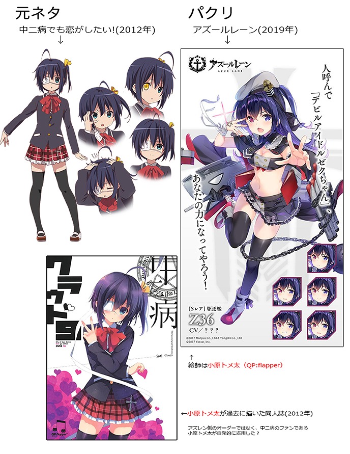 小原トメ太 アズレン アズールレーン パクリ検証wiki Atwiki アットウィキ