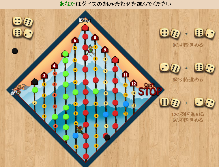 キャントストップ レビュー評価など41件（Can't Stop）｜ボード