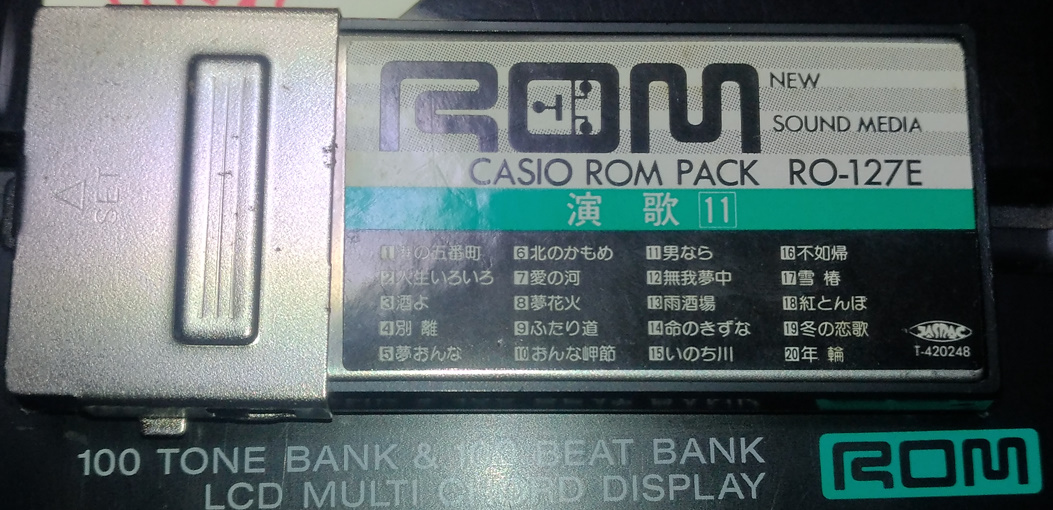 CASIO ROM PACK RO-172G RO-614Y セット 楽譜付き - メルカリ