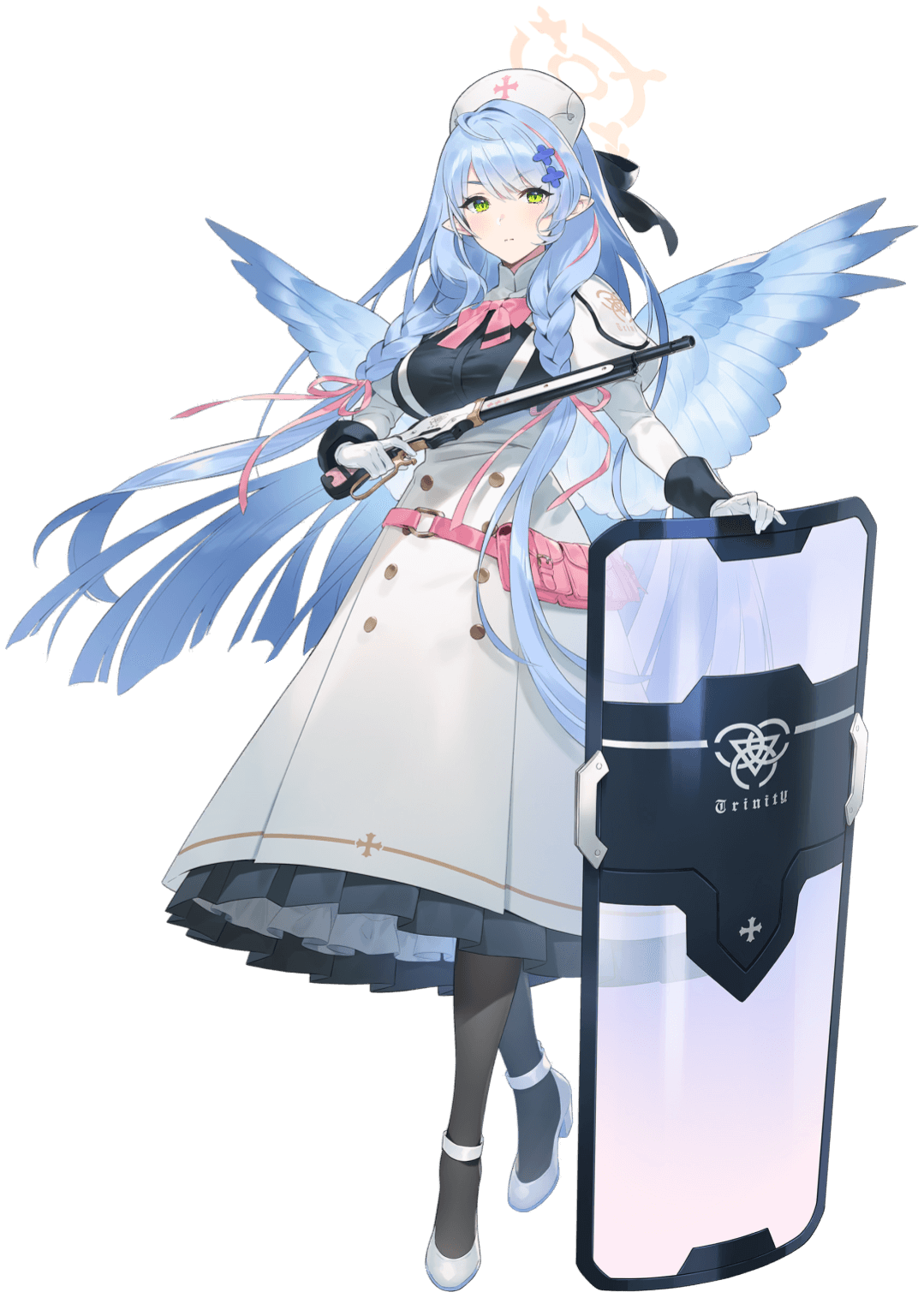ブルーアーカイブ 蒼森ミネの大盾 ライオットシールド 蒼森ミネ - バトルロイヤルR＋α ファンフィクション(二次創作など)総合