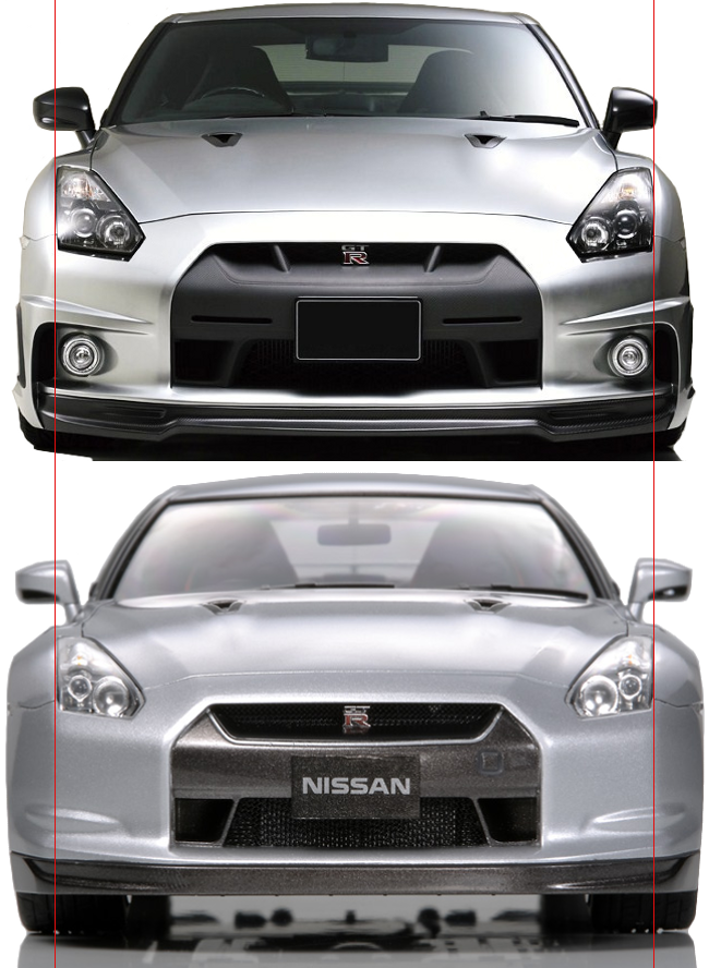 デフォルメの実例 - タミヤNISSAN GT-R (R35)編 - デフォルメ(笑) - atwiki（アットウィキ）