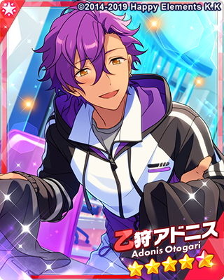 乙狩アドニス　大神晃牙 あんさんぶるスターズ あんスタ UNDEAD 羽風薫 大神晃牙 乙狩アドニス