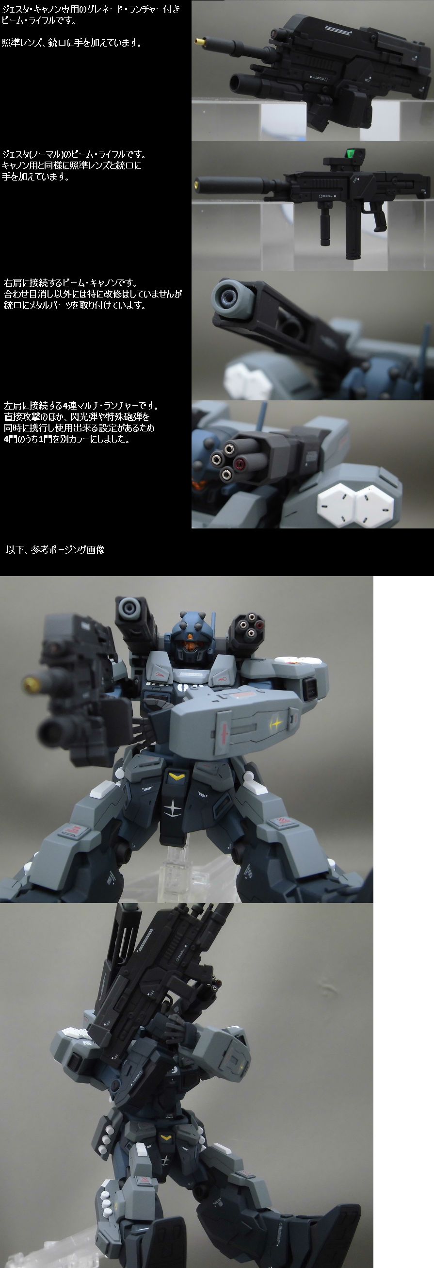 HGUC1/144 ジェスタ・キャノン - SKMF ガンプラ改造wiki
