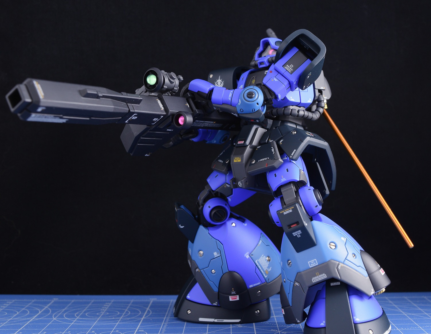HGUC1/144 ドム 【ランバ・ラル隊 配備機】 - SKMF ガンプラ改造