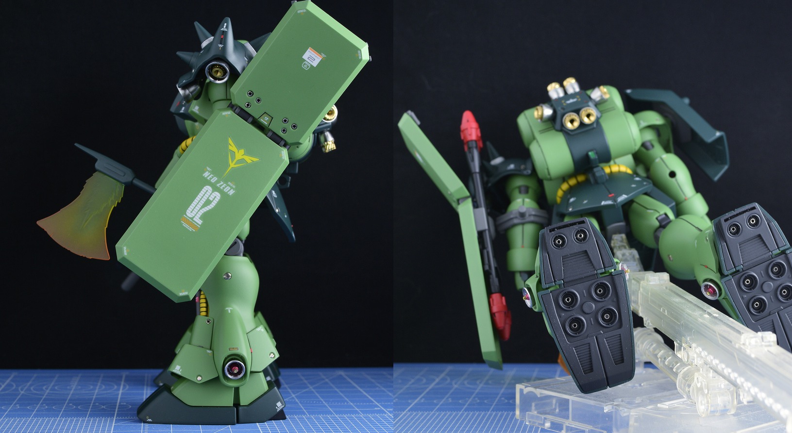 ガンプラ HGUC 1/144 ギラ・ドーガ ザクIIF型ソラリ機【新品】 HG 1/144 ザクIIF型 チャブス機＆ケイル機＋無識別型ザクII