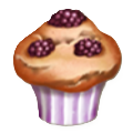 ブラックベリーマフィン