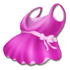 スミレ色のドレス