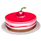 赤いベリーケーキ