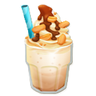 ピーナッツバターのミルクシェイク