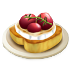ヤギチーズのトースト