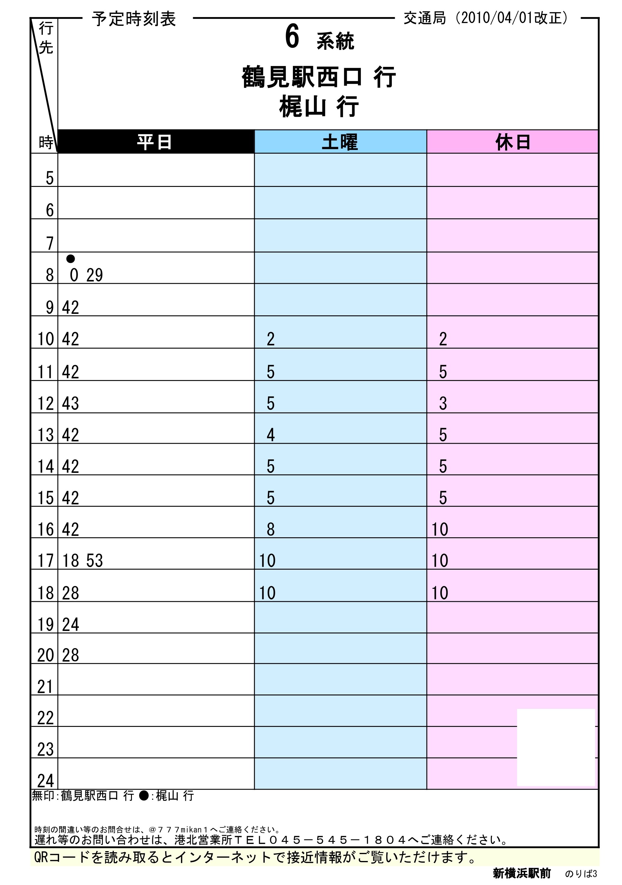 6系統 - mikan777の横浜市営バス資料館 - atwiki（アットウィキ）