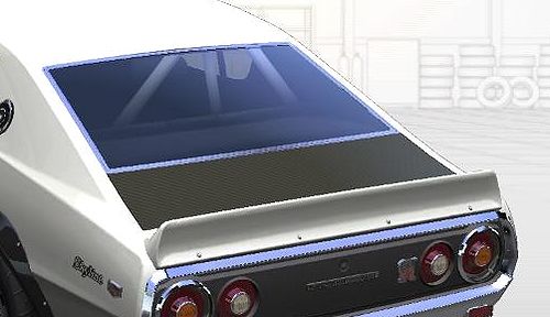 ケンメリ　2000GT　トランク内　リアパネル ケンメリ 2000GT トランク内 リアパネル パーツ