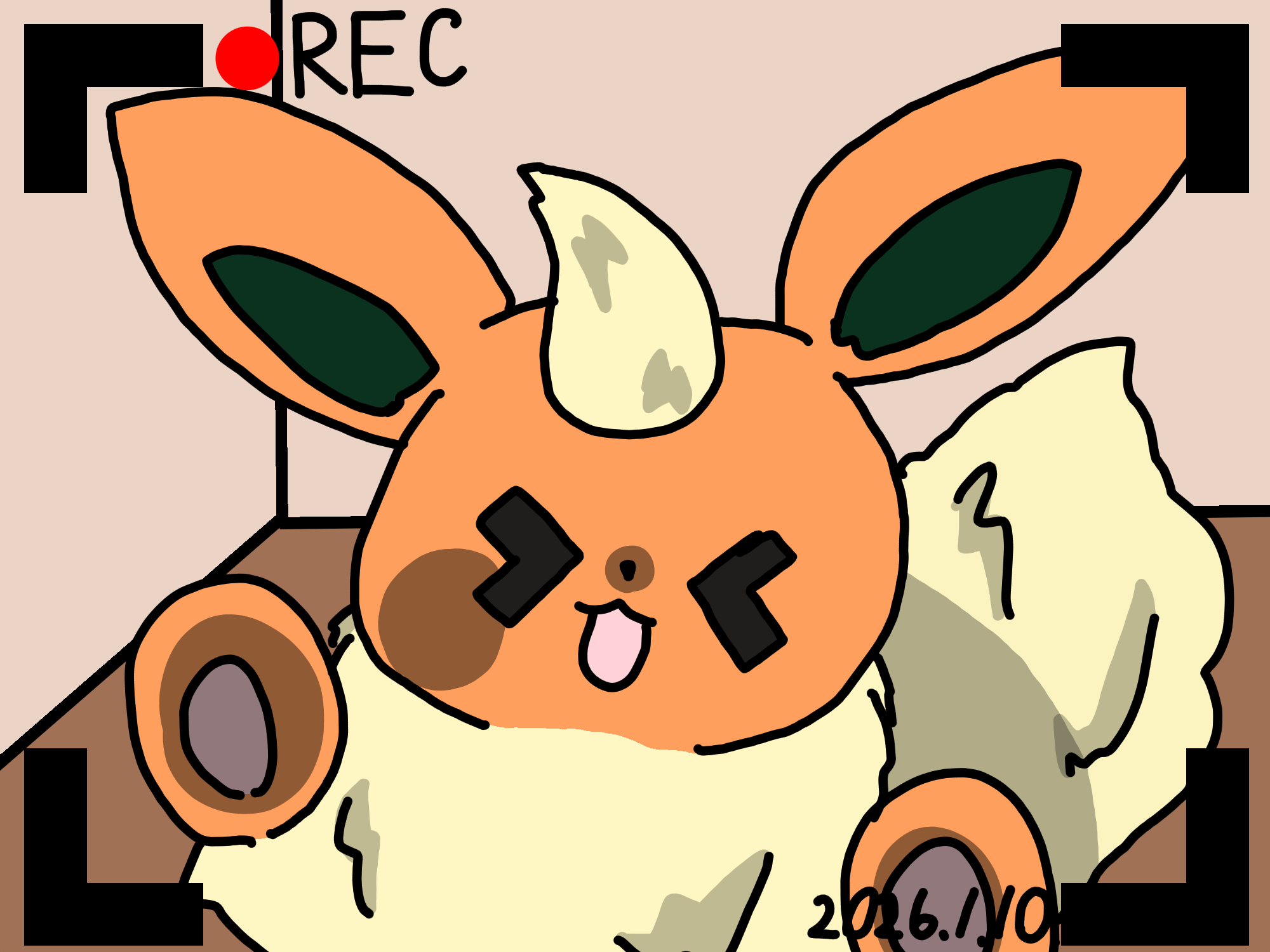 ブースターの日2026記念イラスト - nekofuwa-jarashiの秘密基地【1/8