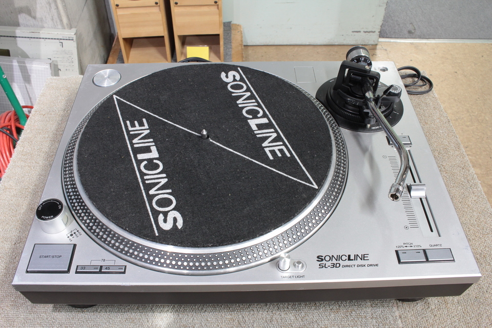 現状品 SONICLINE ソニックライン SL-BBS DJミキサー ターンテーブル SL-3D まとめて セット 引取歓迎 茨城県常陸大宮市 0618あら2 Ｍ 170