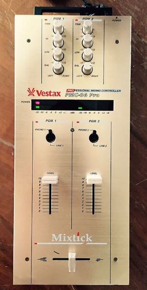 VESTAX ベスタクス PMC-06 ProA DJミキサー フェーダーメンテ-