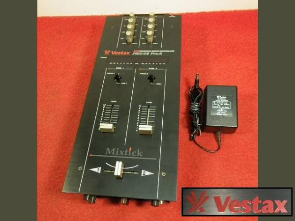 【超歓迎された】 VESTAX ベスタクス　PMC-27 DJミキサー　3ch 純正アダプター付属 DJ機器