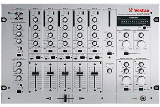 新作日本製DJミキサー Vestax PMC 500 ジェフミルズ　カールコックス　プロ　大箱仕様　レア　大事に保管ノークレームノーリターン DJミキサー