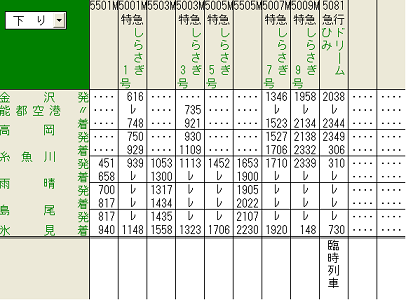 氷見線時刻表 - ☆A7で行こう☆富川鉄道 - atwiki（アットウィキ）