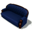 青の部屋のソファ（2人掛け）