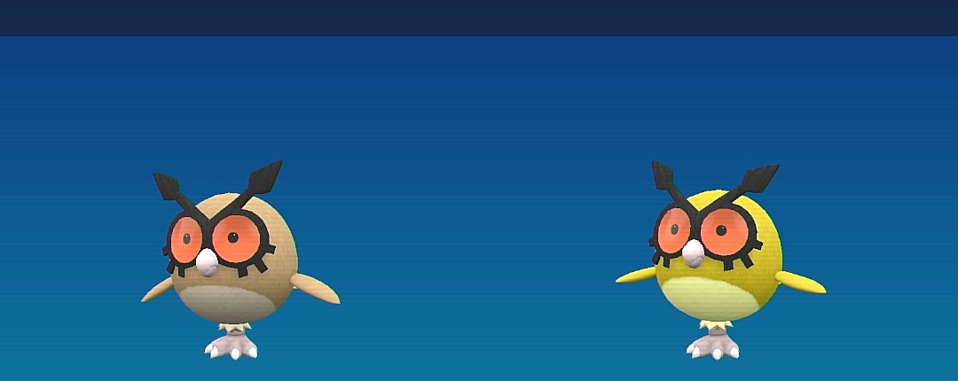 ホーホー - ポケモン スカーレット・バイオレット 色違い