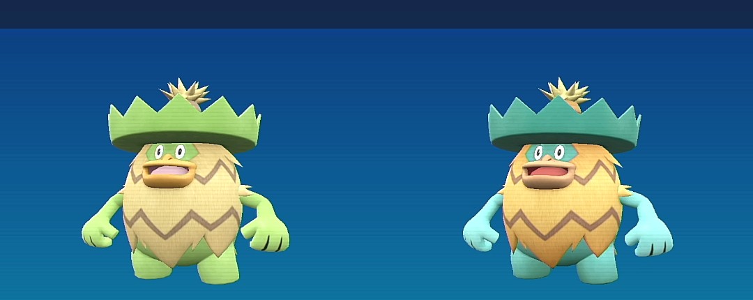 ハスボー - ポケモン スカーレット・バイオレット 色違い