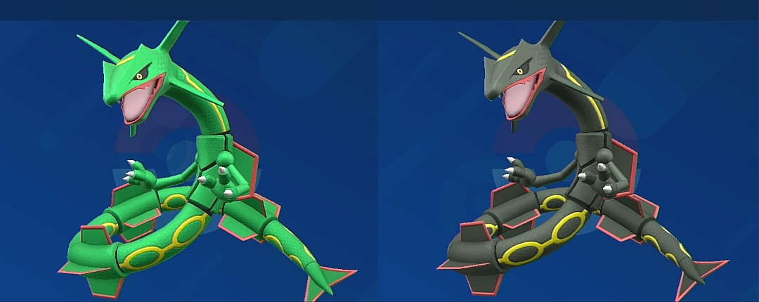 レックウザ - ポケモン スカーレット・バイオレット 色違い