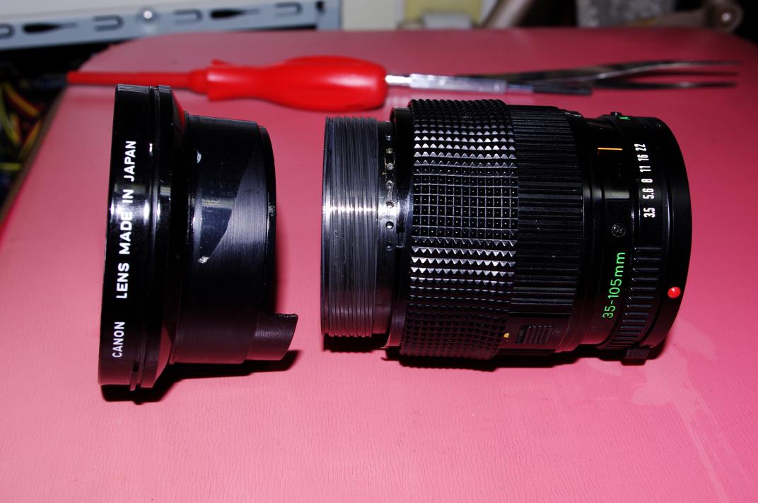 キャノン Canon New FD 35-105 f 3.5 - レンズ(ズーム)