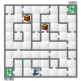 センター～ファクトリー通路