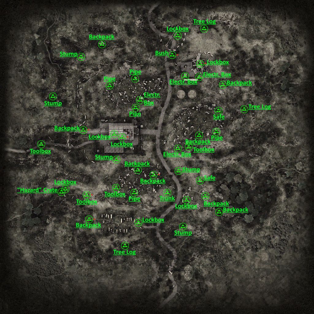 Stalker Anomaly Garbage Map