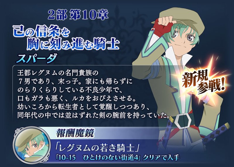 キャラクター：スパーダ・ベルフォルマ - テイルズオブ用語辞典