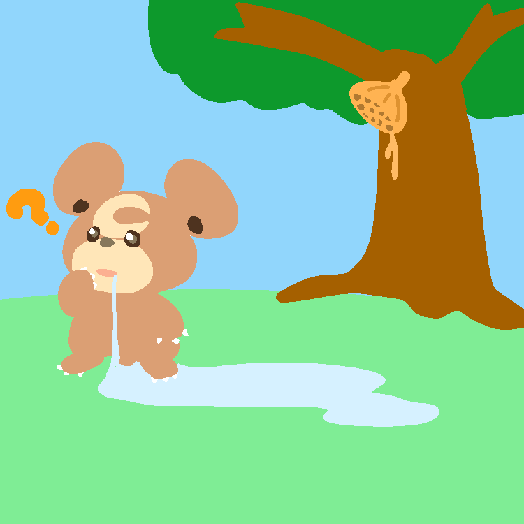 216 ヒメグマ ペイントでポケモン図鑑完成させようぜ In Vip まとめ Atwiki アットウィキ